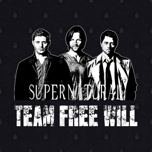 Supernatural Team Free Will B by Ratherkool